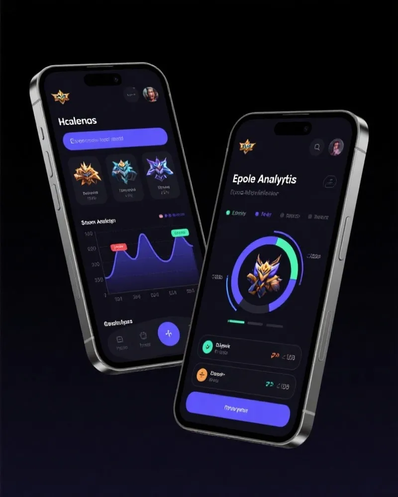 英雄联盟赛事策略 App 界面展示
